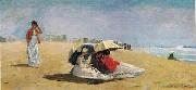 Winslow Homer East Hampton Beach Spain oil painting artist